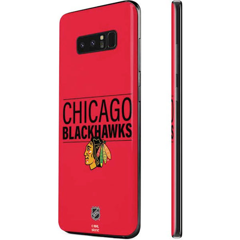 NHL Chicago Blackhawks Lineup Galaxy Note 8 Skin
