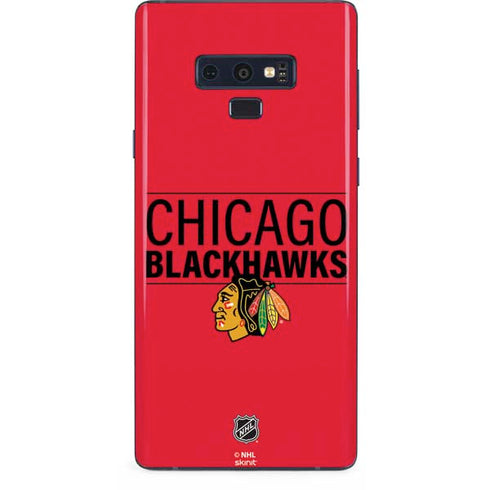 NHL Chicago Blackhawks Lineup Galaxy Note 9 Skin