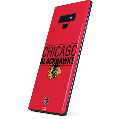NHL Chicago Blackhawks Lineup Galaxy Note 9 Skin