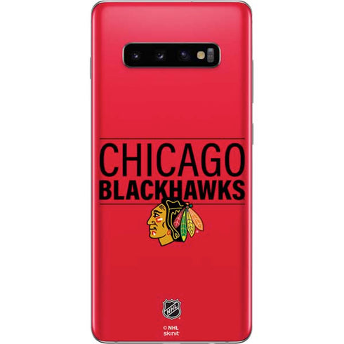 NHL Chicago Blackhawks Lineup Galaxy S10 Plus Skin