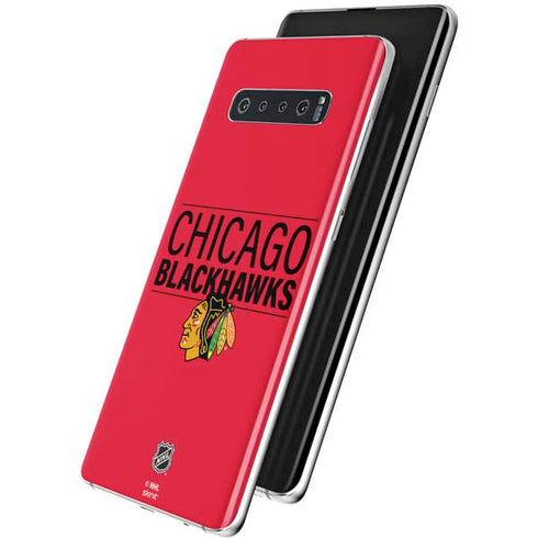 NHL Chicago Blackhawks Lineup Galaxy S10 Plus Skin