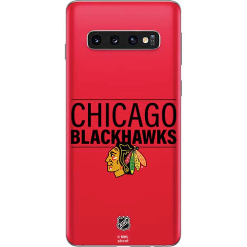 NHL Chicago Blackhawks Lineup Galaxy S10 Skin