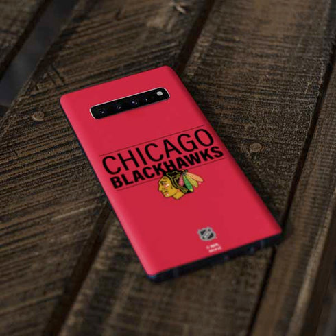 NHL Chicago Blackhawks Lineup Galaxy S10 Skin