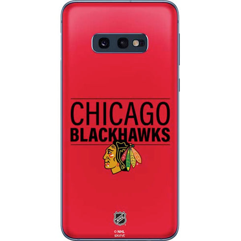 NHL Chicago Blackhawks Lineup Galaxy S10e Skin