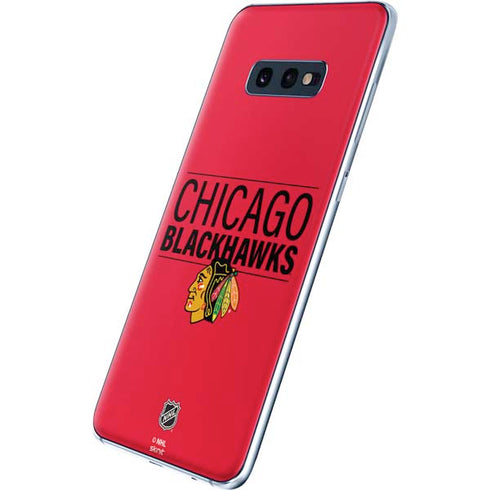 NHL Chicago Blackhawks Lineup Galaxy S10e Skin