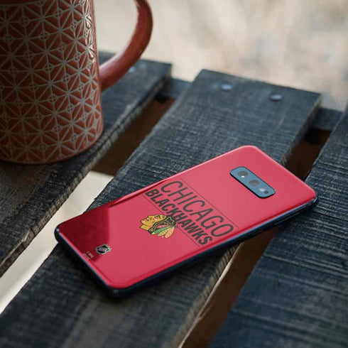 NHL Chicago Blackhawks Lineup Galaxy S10e Skin