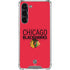 NHL Chicago Blackhawks Lineup Galaxy S24 FE Clear Case