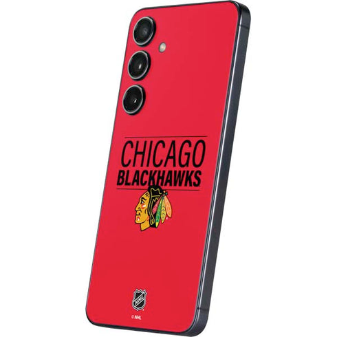 NHL Chicago Blackhawks Lineup Galaxy S25 Plus Skin