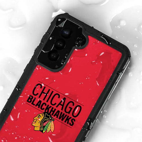 NHL Chicago Blackhawks Lineup Galaxy S24 Plus Waterproof Case