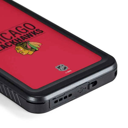 NHL Chicago Blackhawks Lineup Galaxy S24 Waterproof Case