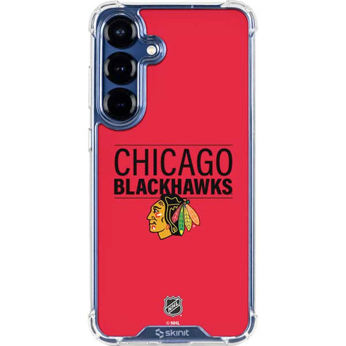 NHL Chicago Blackhawks Lineup Galaxy S25 Clear Case