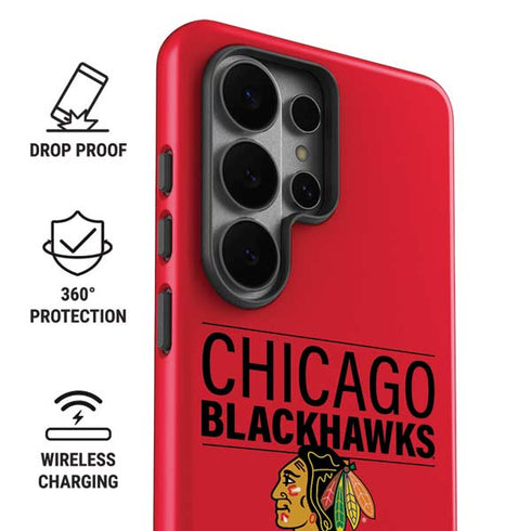 NHL Chicago Blackhawks Lineup Galaxy S26 Ultra Impact Case