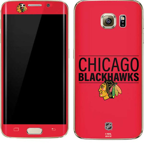 NHL Chicago Blackhawks Lineup Galaxy S7 Edge Skin