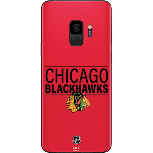 NHL Chicago Blackhawks Lineup Galaxy S9 Skin