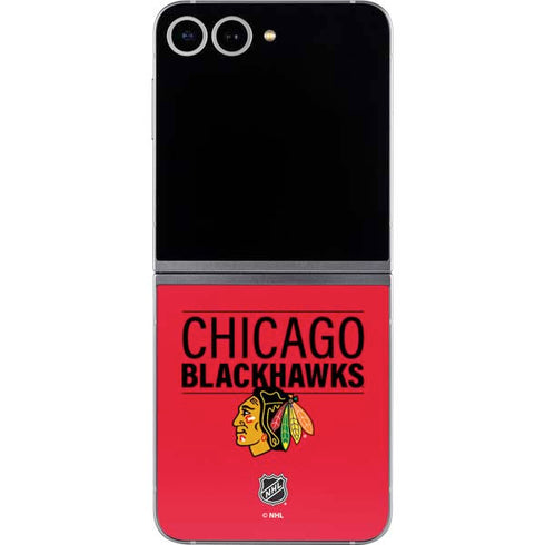 NHL Chicago Blackhawks Lineup Galaxy Z Flip6 Skin
