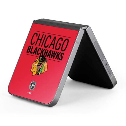 NHL Chicago Blackhawks Lineup Galaxy Z Flip6 Skin