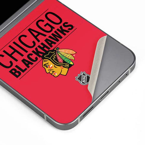 NHL Chicago Blackhawks Lineup Galaxy Z Flip6 Skin