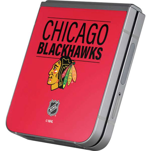 NHL Chicago Blackhawks Lineup Galaxy Z Flip6 Skin