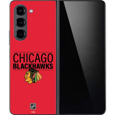 NHL Chicago Blackhawks Lineup Galaxy Z Fold5 5G Skin