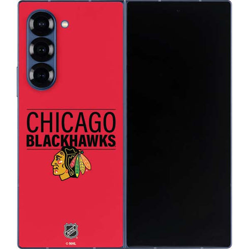 NHL Chicago Blackhawks Lineup Galaxy Z Fold6 Skin