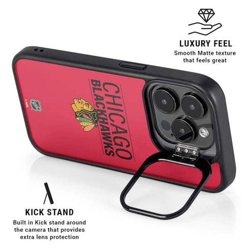 NHL Chicago Blackhawks Lineup iPhone 14 Pro Kickstand Case