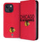 NHL Chicago Blackhawks Lineup iPhone 15 Plus Folio Case