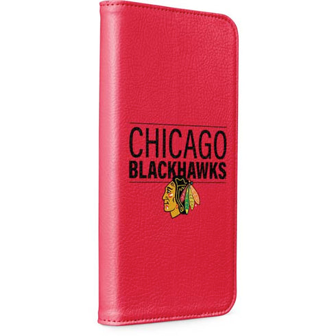 NHL Chicago Blackhawks Lineup iPhone 15 Plus Folio Case