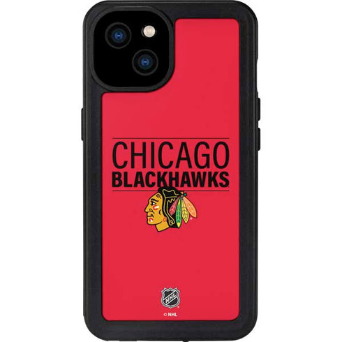NHL Chicago Blackhawks Lineup iPhone 15 Plus Waterproof Case