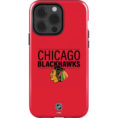 NHL Chicago Blackhawks Lineup iPhone 15 Pro Impact Case