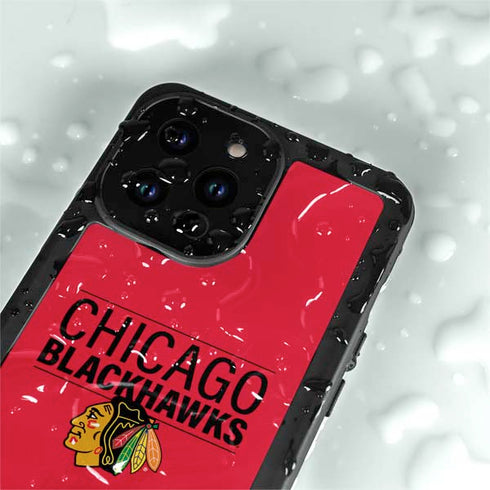 NHL Chicago Blackhawks Lineup iPhone 15 Pro Waterproof Case