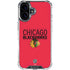 NHL Chicago Blackhawks Lineup iPhone 16 Clear Case