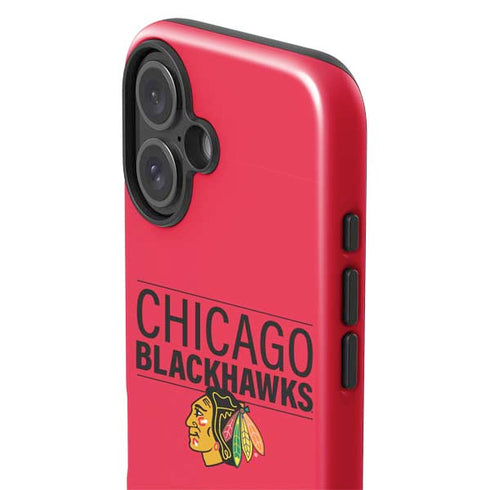 NHL Chicago Blackhawks Lineup iPhone 16 Plus Impact Case