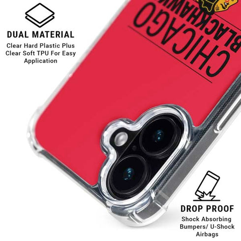 NHL Chicago Blackhawks Lineup iPhone 16 Plus MagSafe Case