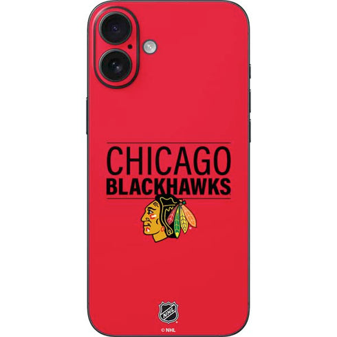 NHL Chicago Blackhawks Lineup iPhone 16 Plus Skin