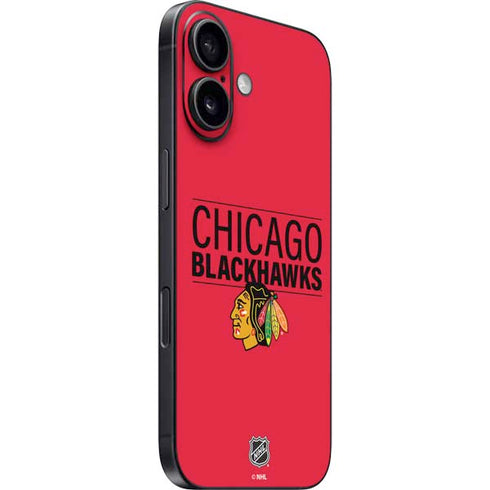 NHL Chicago Blackhawks Lineup iPhone 16 Plus Skin