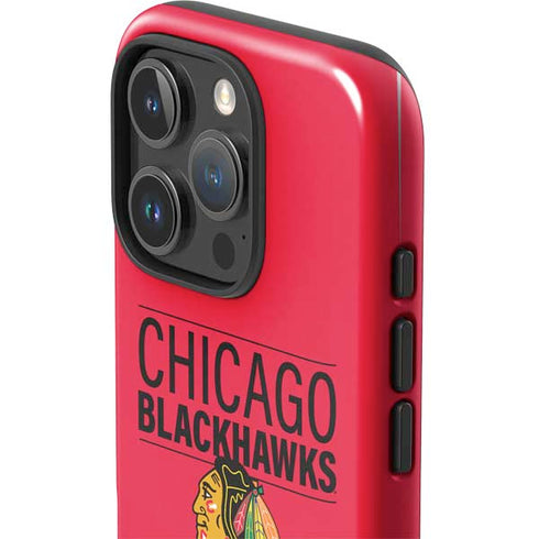 NHL Chicago Blackhawks Lineup iPhone 16 Pro Impact Case