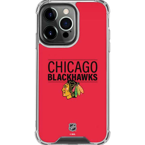 NHL Chicago Blackhawks Lineup iPhone 16 Pro Max Clear Case