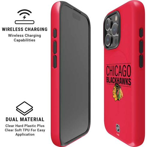 NHL Chicago Blackhawks Lineup iPhone 16 Pro Max Magsafe Impact Case