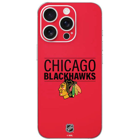 NHL Chicago Blackhawks Lineup iPhone 16 Pro Skin