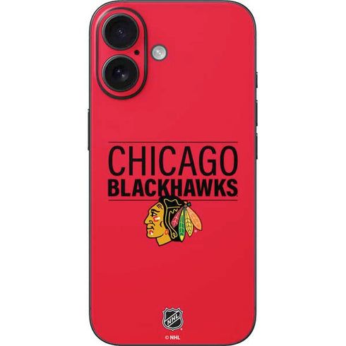 NHL Chicago Blackhawks Lineup iPhone 16 Skin