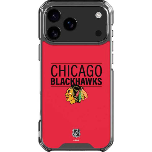 NHL Chicago Blackhawks Lineup iPhone 18 Pro Max Clear Case