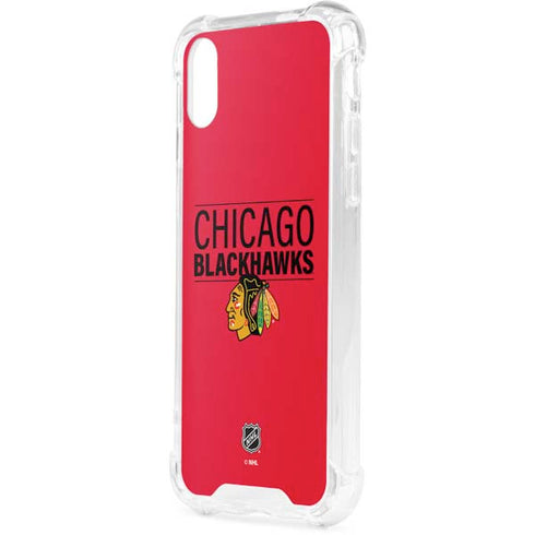 NHL Chicago Blackhawks Lineup iPhone XS Clear Case