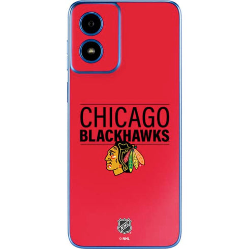 NHL Chicago Blackhawks Lineup Moto G Play 4G (2024) Skin