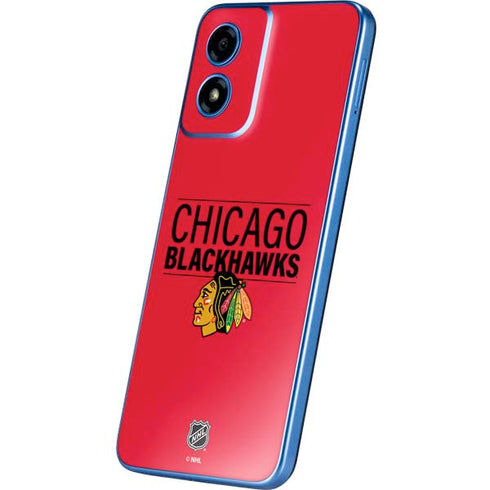 NHL Chicago Blackhawks Lineup Moto G Play 4G (2024) Skin