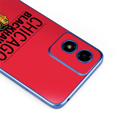 NHL Chicago Blackhawks Lineup Moto G Play 4G (2024) Skin