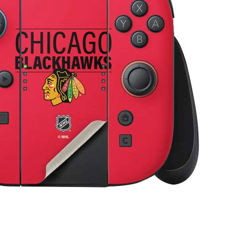 NHL Chicago Blackhawks Lineup Nintendo Switch 2 (2025) Joy-Con Controller Skin