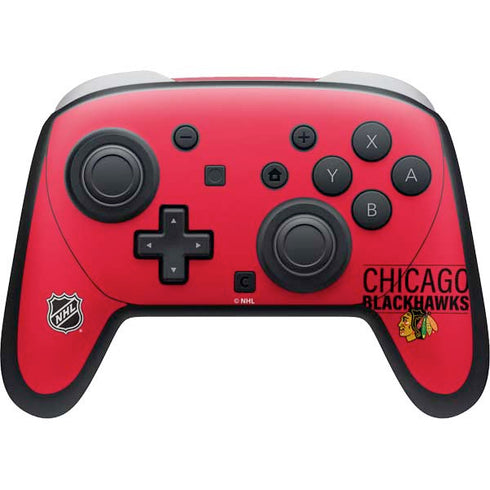 NHL Chicago Blackhawks Lineup Nintendo Switch 2 (2025) Pro Controller Skin