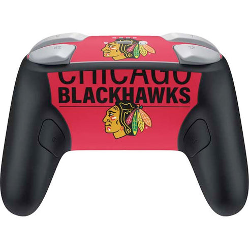 NHL Chicago Blackhawks Lineup Nintendo Switch 2 (2025) Pro Controller Skin