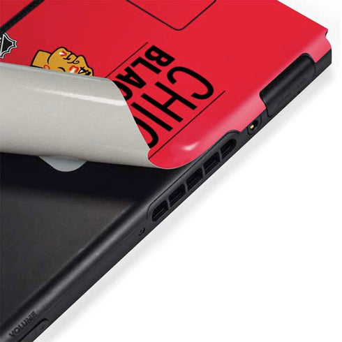 NHL Chicago Blackhawks Lineup Nintendo Switch Bundle Skin