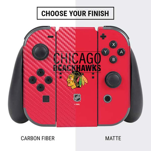 NHL Chicago Blackhawks Lineup Nintendo Switch Bundle Skin